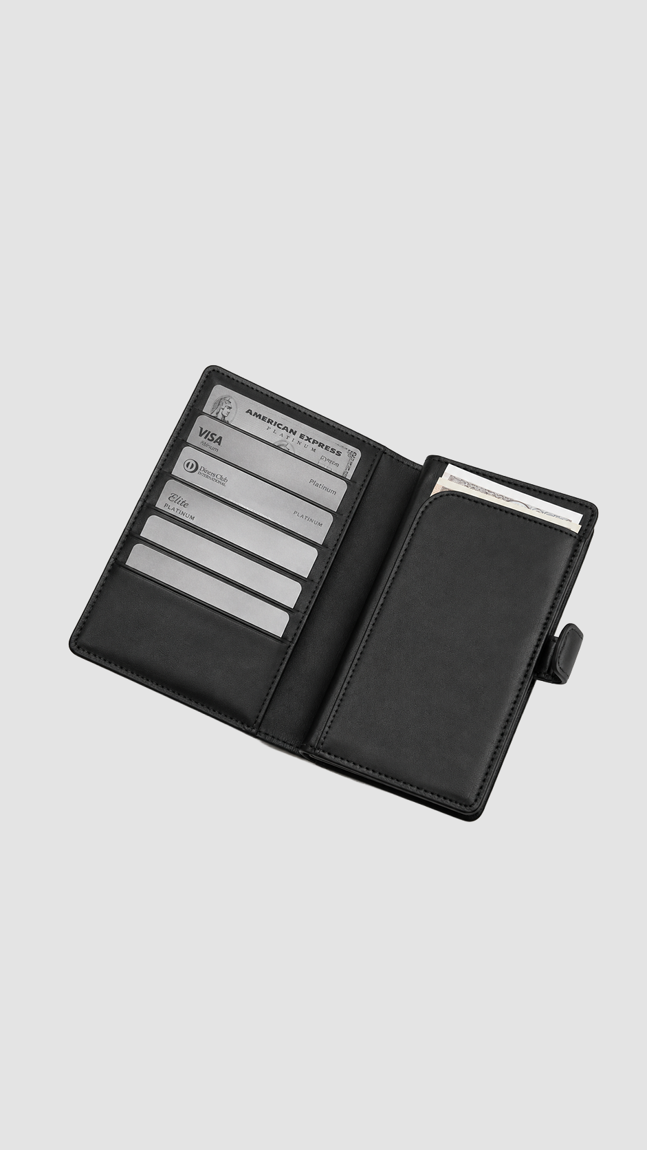 Long Leather Wallet 0003 interior detail