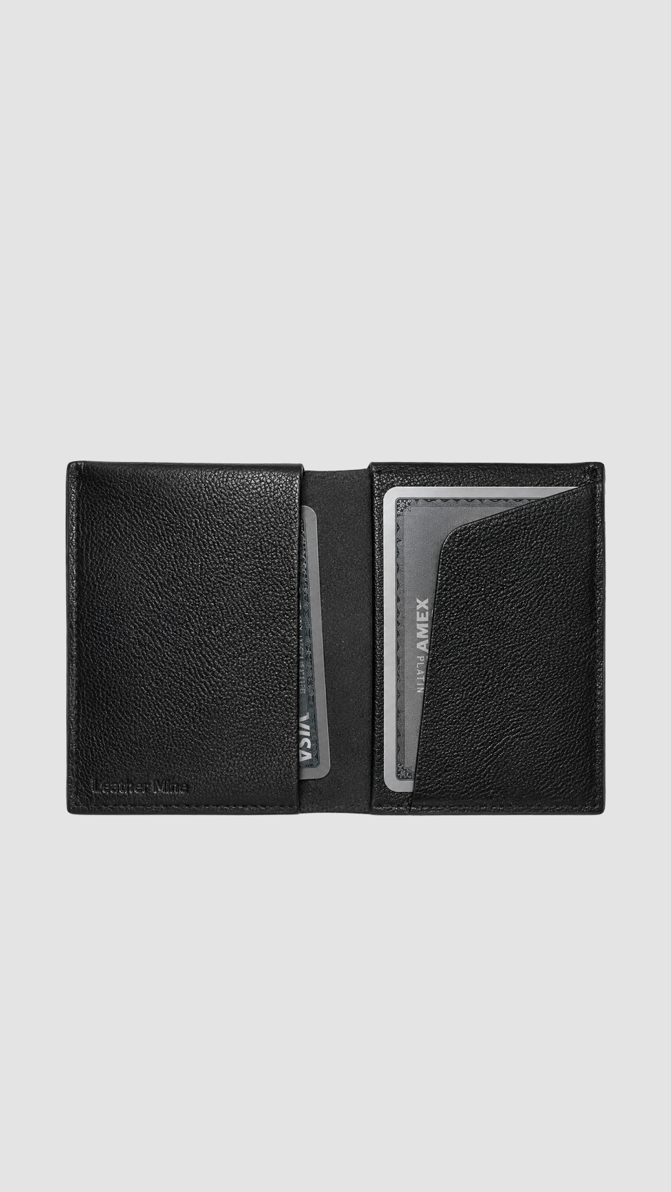 Bifold Leather Wallet 0007 interior detail