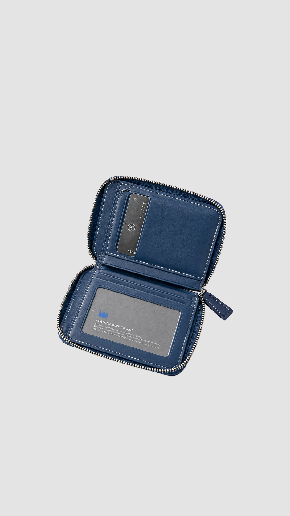 Zip Around Wallet 0030 interior detail