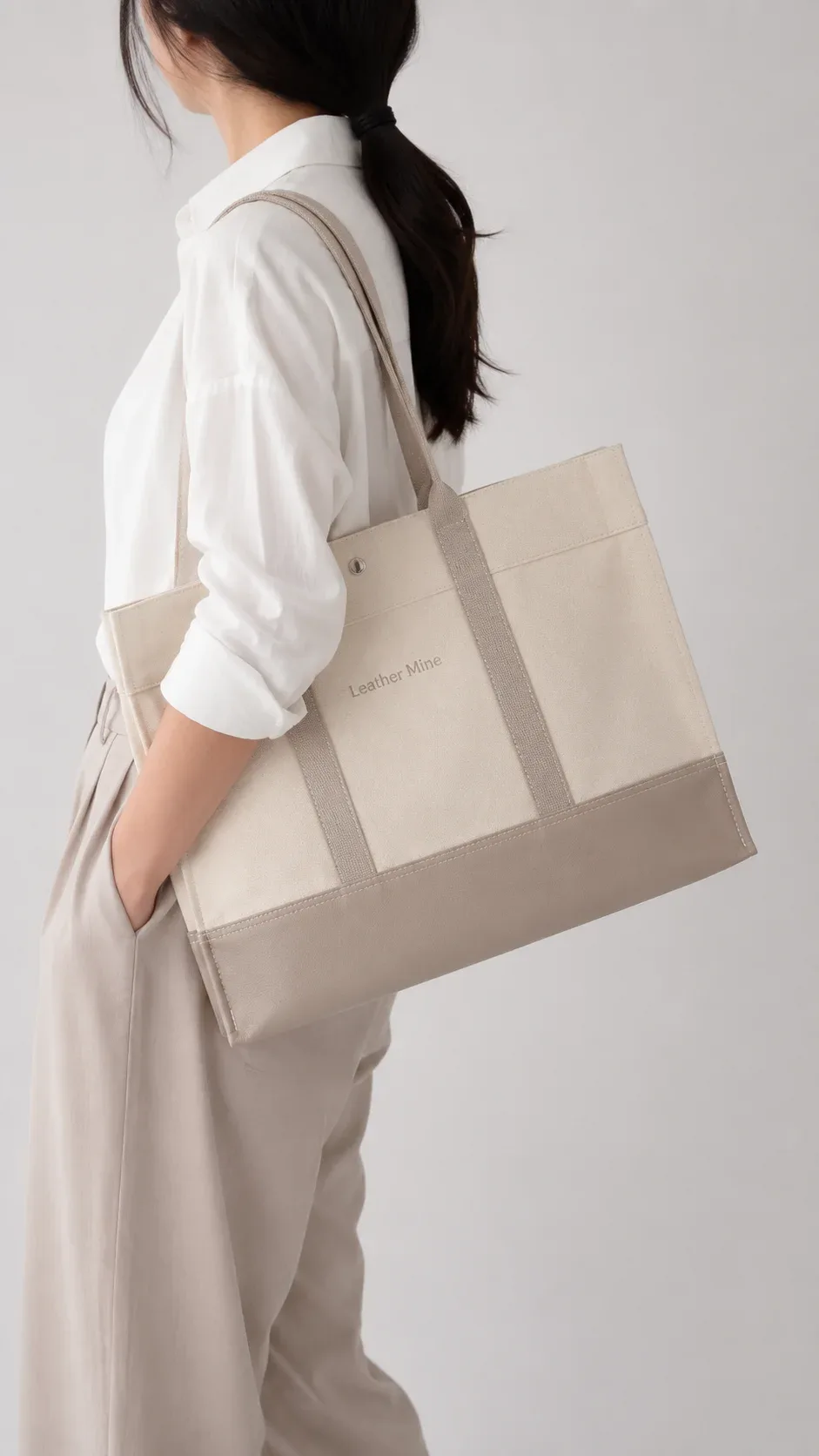 Canvas Tote HB3002 Canva Fabric Bag Manufacturer 3