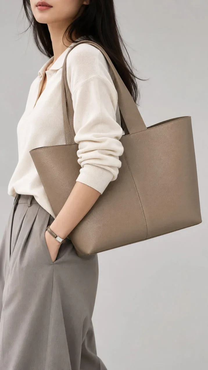 HB3012 Leather Tote Manufacturer Pu Tote Bag Pvc Tote 3